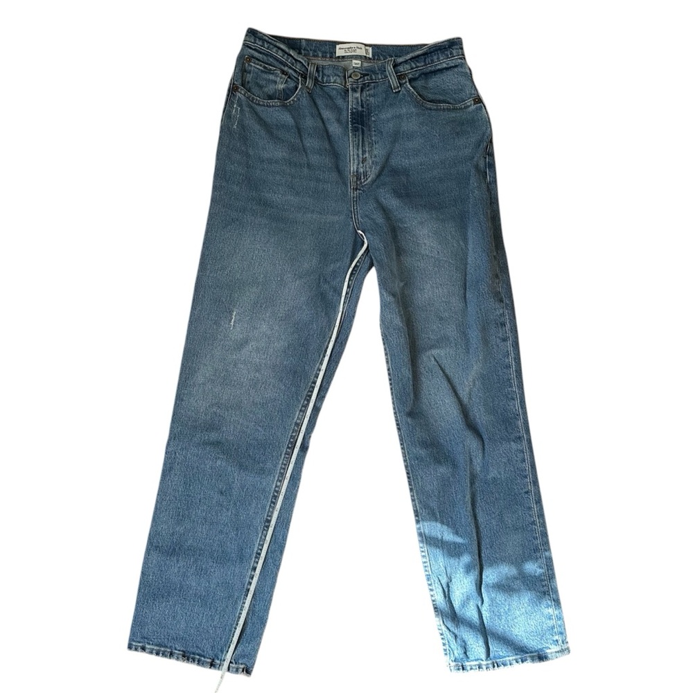 Abercrombie & Fitch Women's 90’s Straight, Ultra High Rise Jeans - Picture 5 of 5